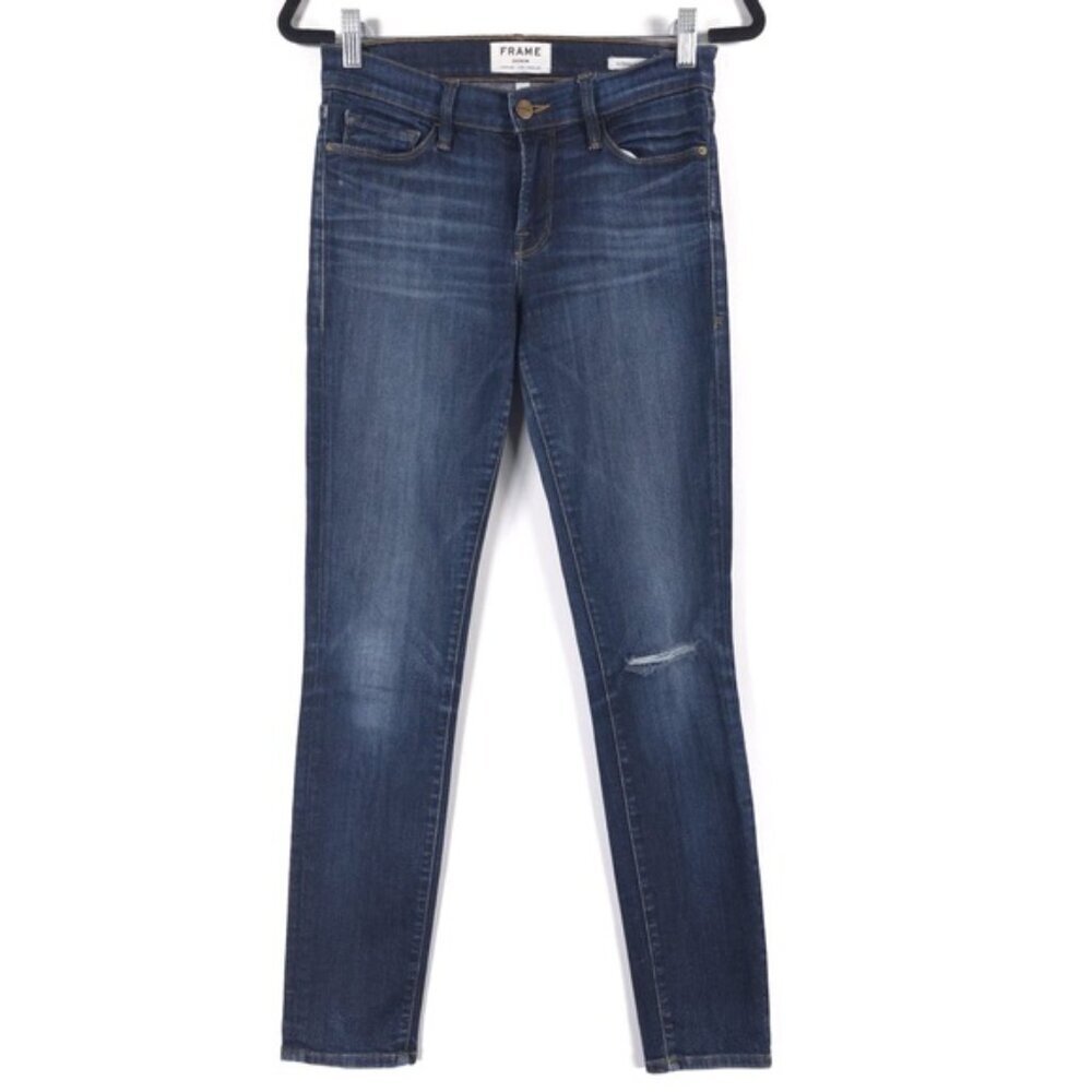 FRAME Le‎ Skinny de Jeanne PEMBRIDE SQUARE Jeans MADE IN USA 🇺🇸 Size 28